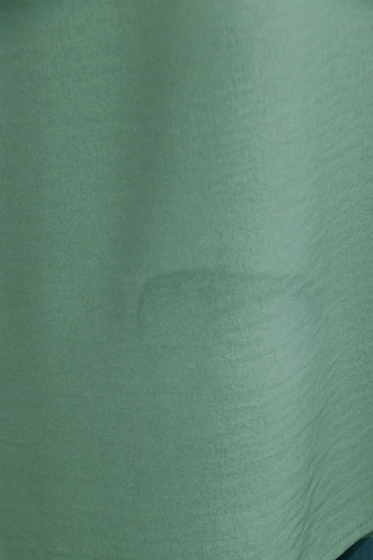 D-1021 Büyük Beden Defolu Airobin Elbise -Su Yeşili