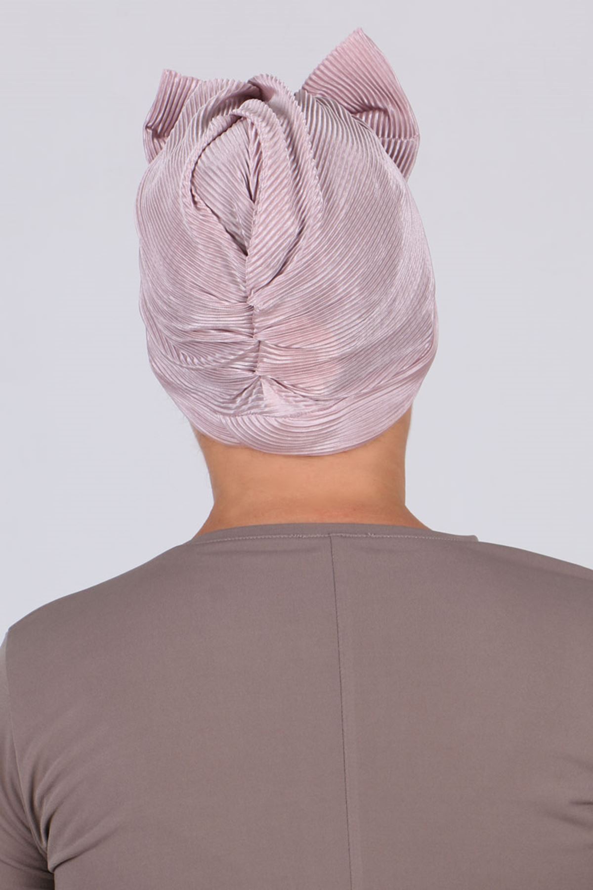 17138 Bonnet with Removable Bow- Dusty Rose