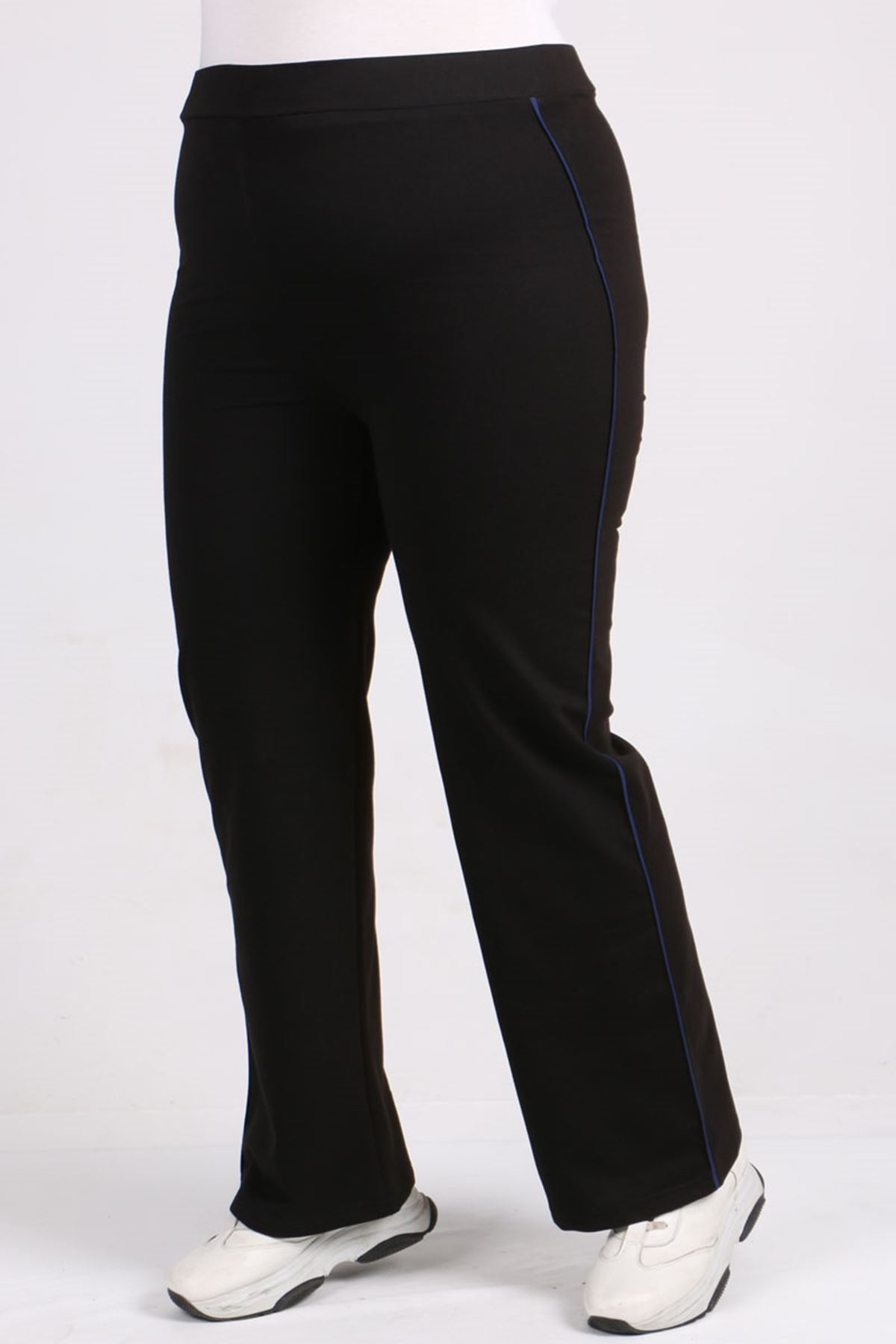 9531 Plus Size Sweatpants - Black - Saxe