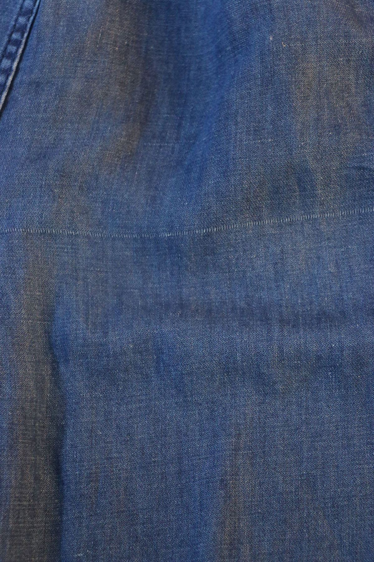D-29000 Büyük Beden Defolu Bol Paça Kot Pantolon - Koyu Mavi