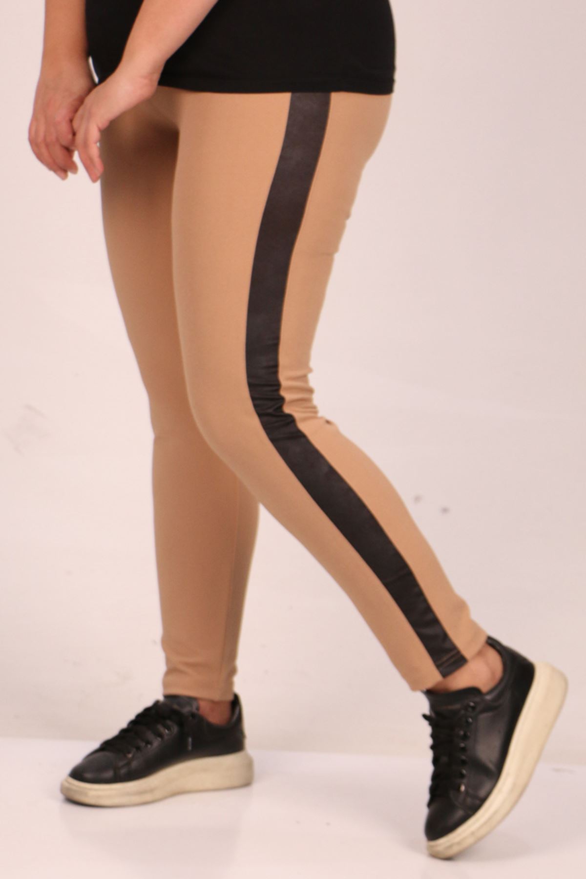 29504 Large Size Scuba Tights with Side Waterport-Mink