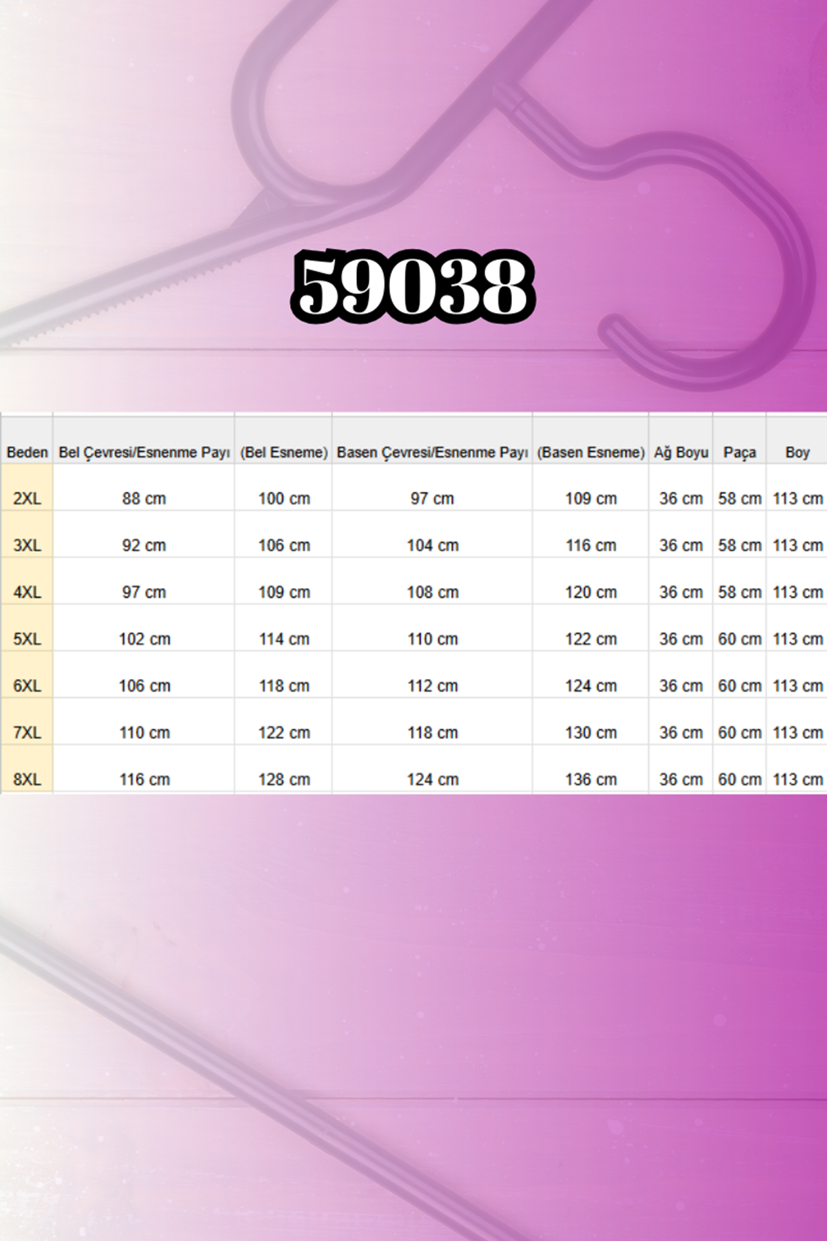 59038 Büyük Beden İspanyol Paça Taş Baskı Detaylı Kot Pantolon - Mavi