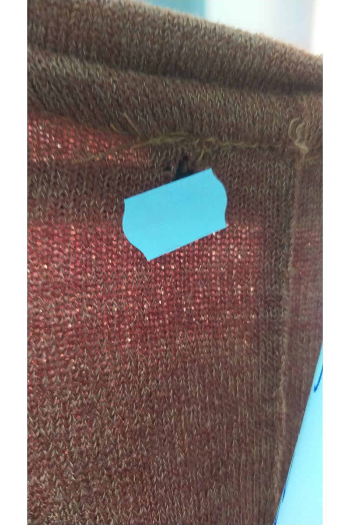 D-54015 Büyük Beden Yırtmaçlı Cepli Uzun Mir Yelek - Bordo 