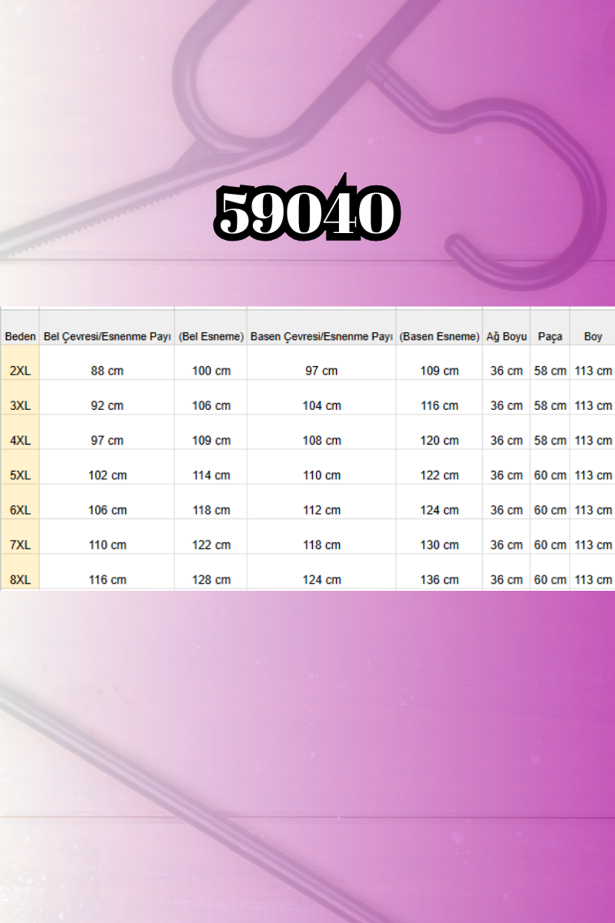 59040 Büyük Beden İspanyol  Paça Taş Baskı Detaylı Kot Pantolon - Siyah