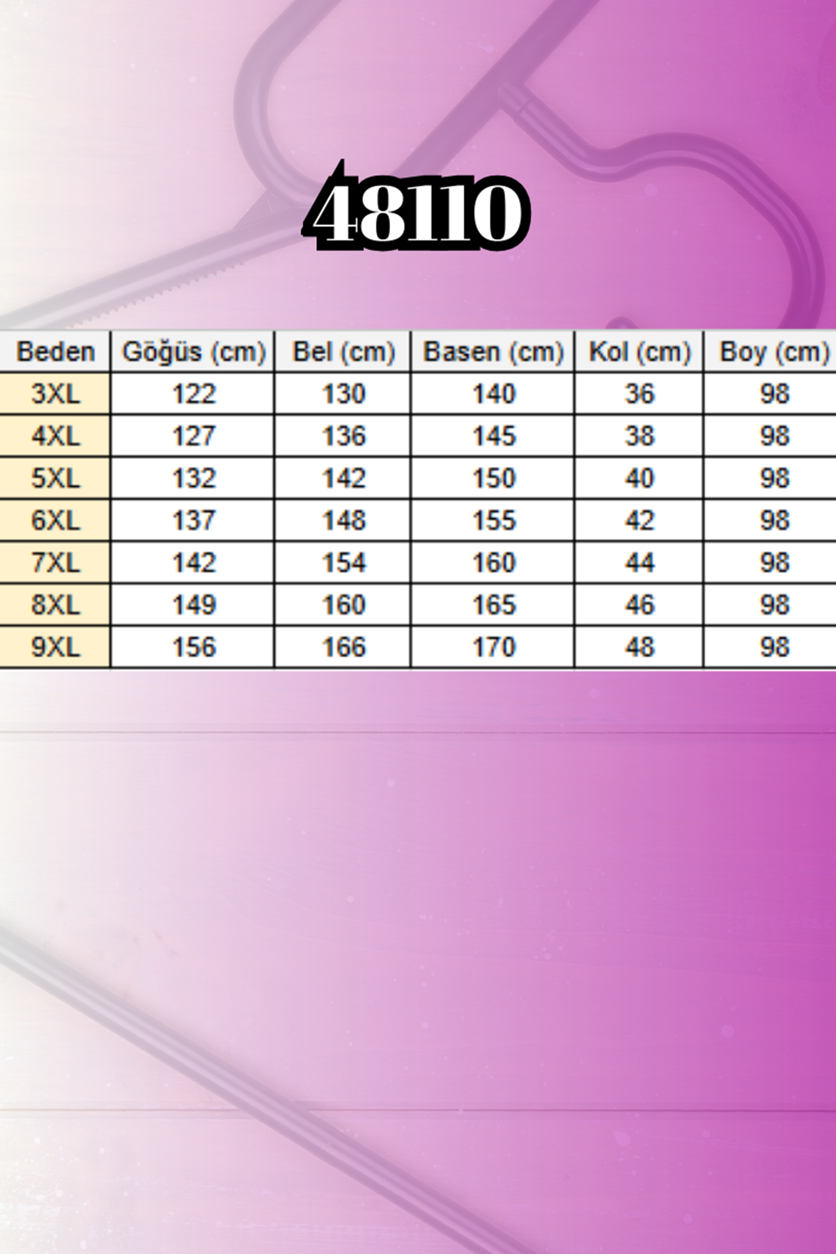 D-48110 Büyük Beden Batik Garni Detaylı Modal Tunik - Mürdüm 