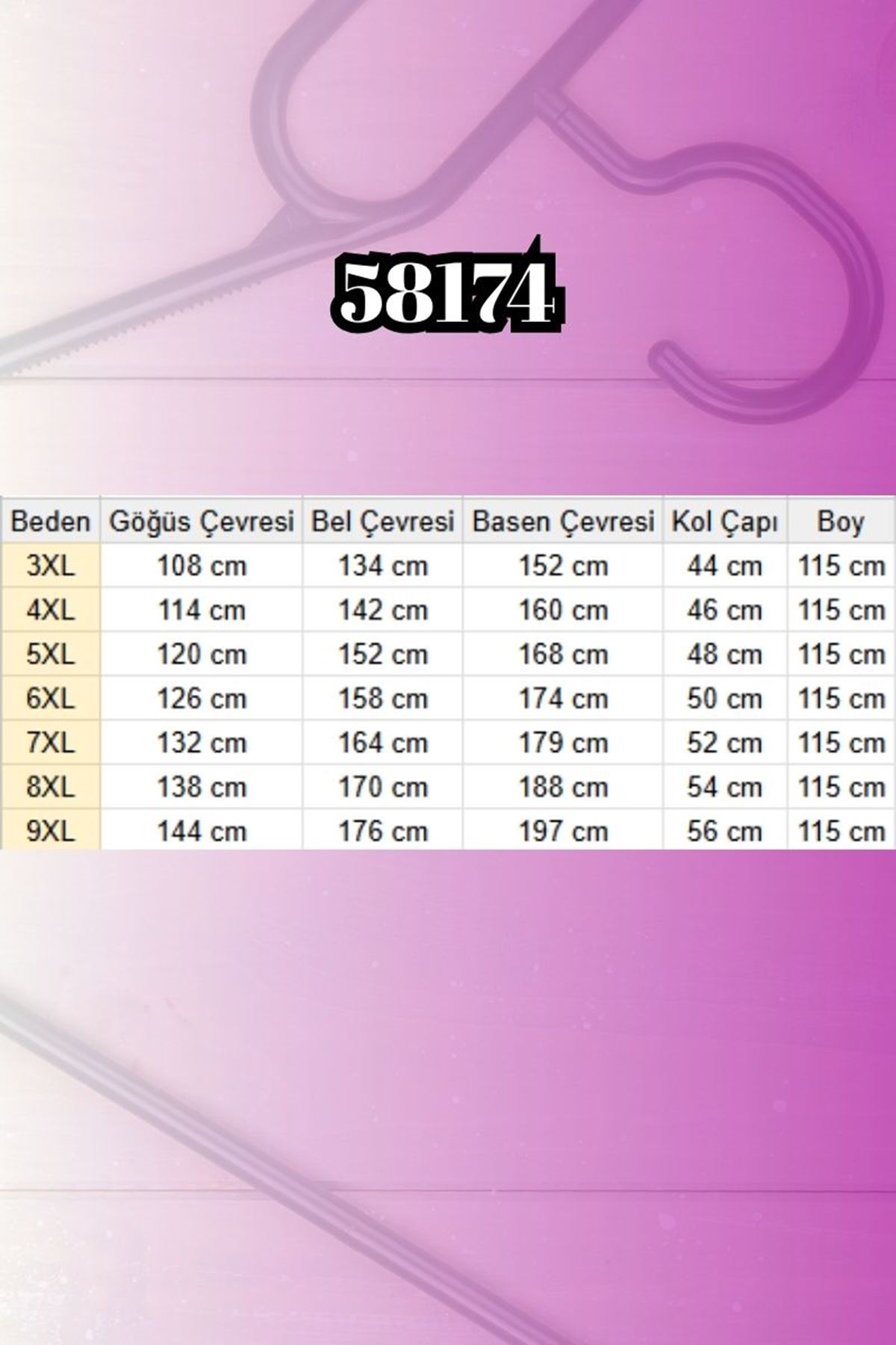 58174 Büyük Beden Mevlana Modal Tunik - Siyah