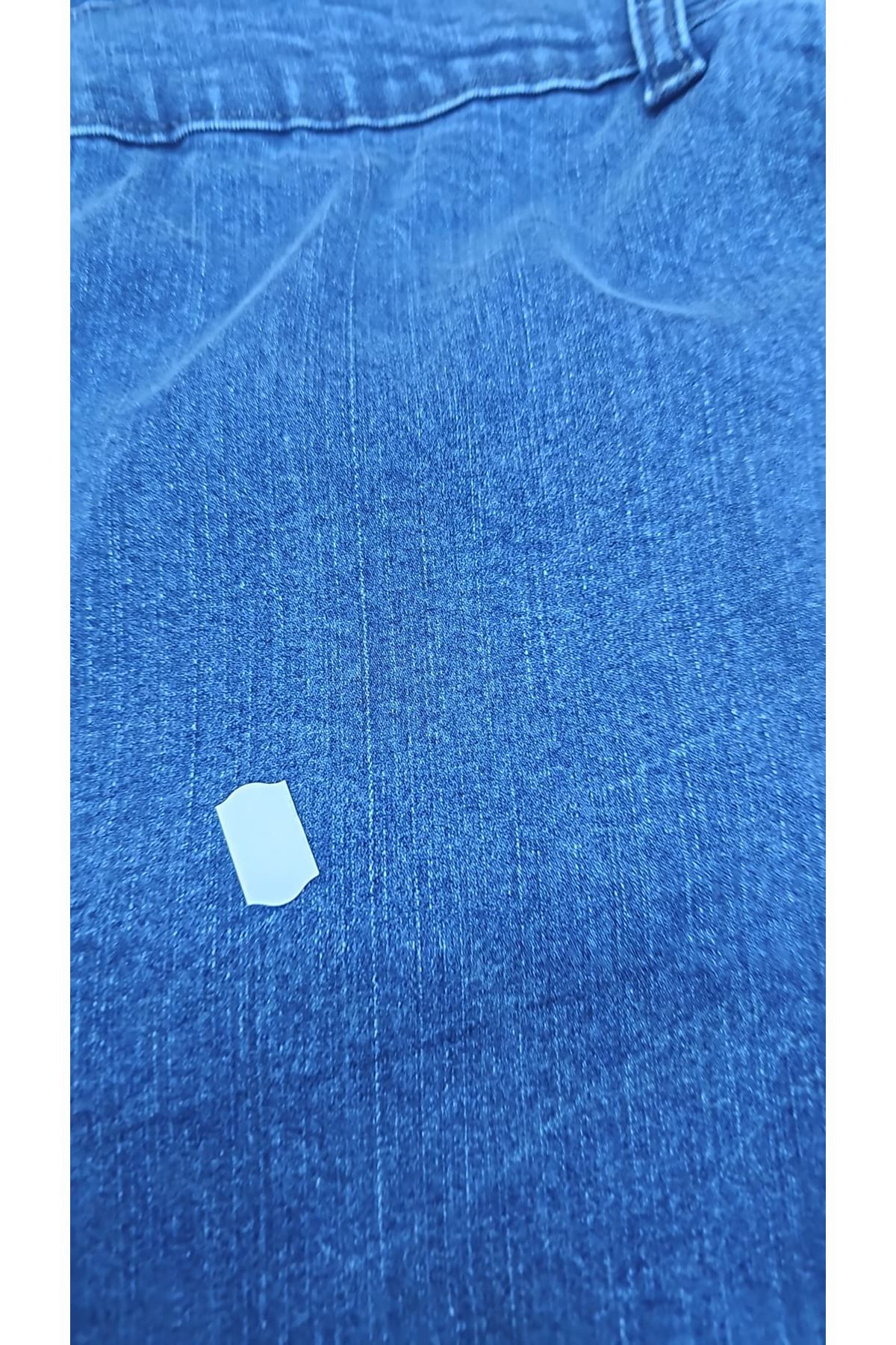 D-9125-6 Büyük Beden Boy Friend Kot Pantolon -Lacivert