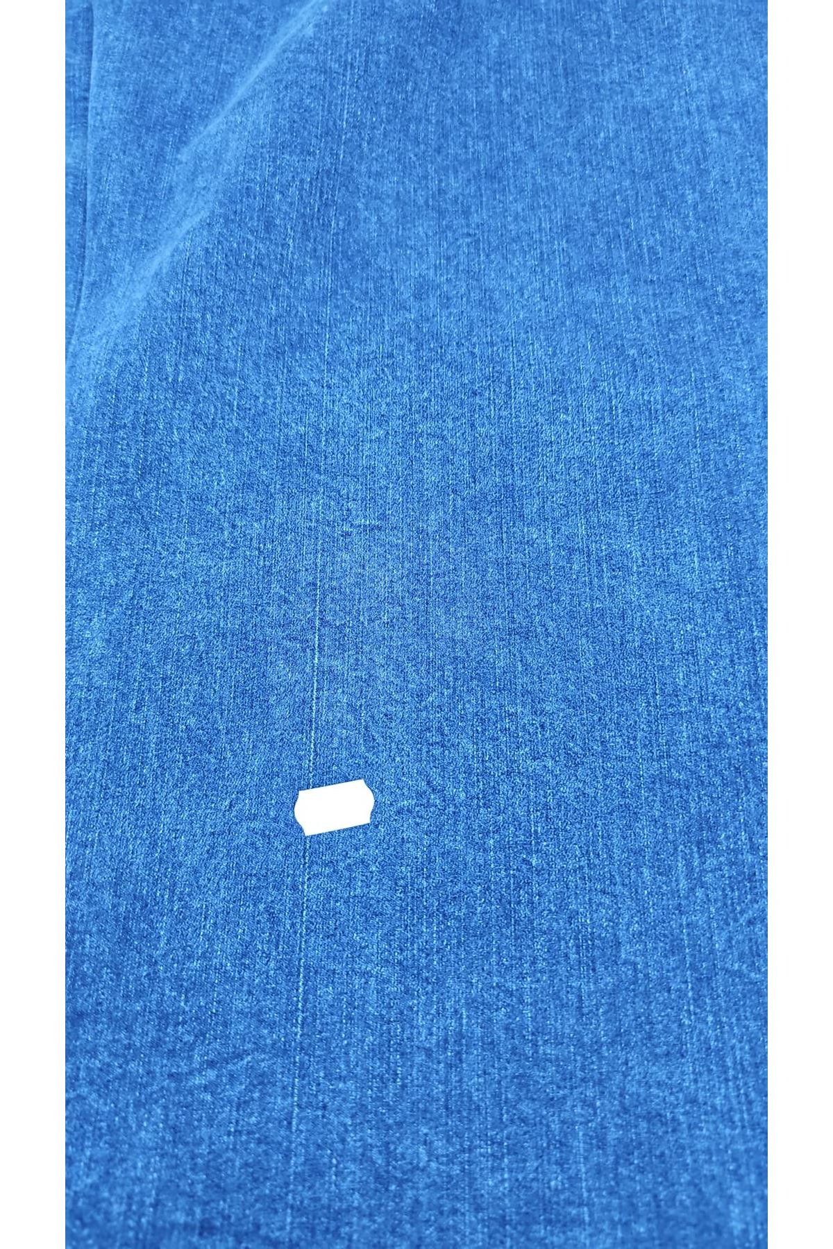 D-9125-6 Büyük Beden Boy Friend Kot Pantolon -Lacivert