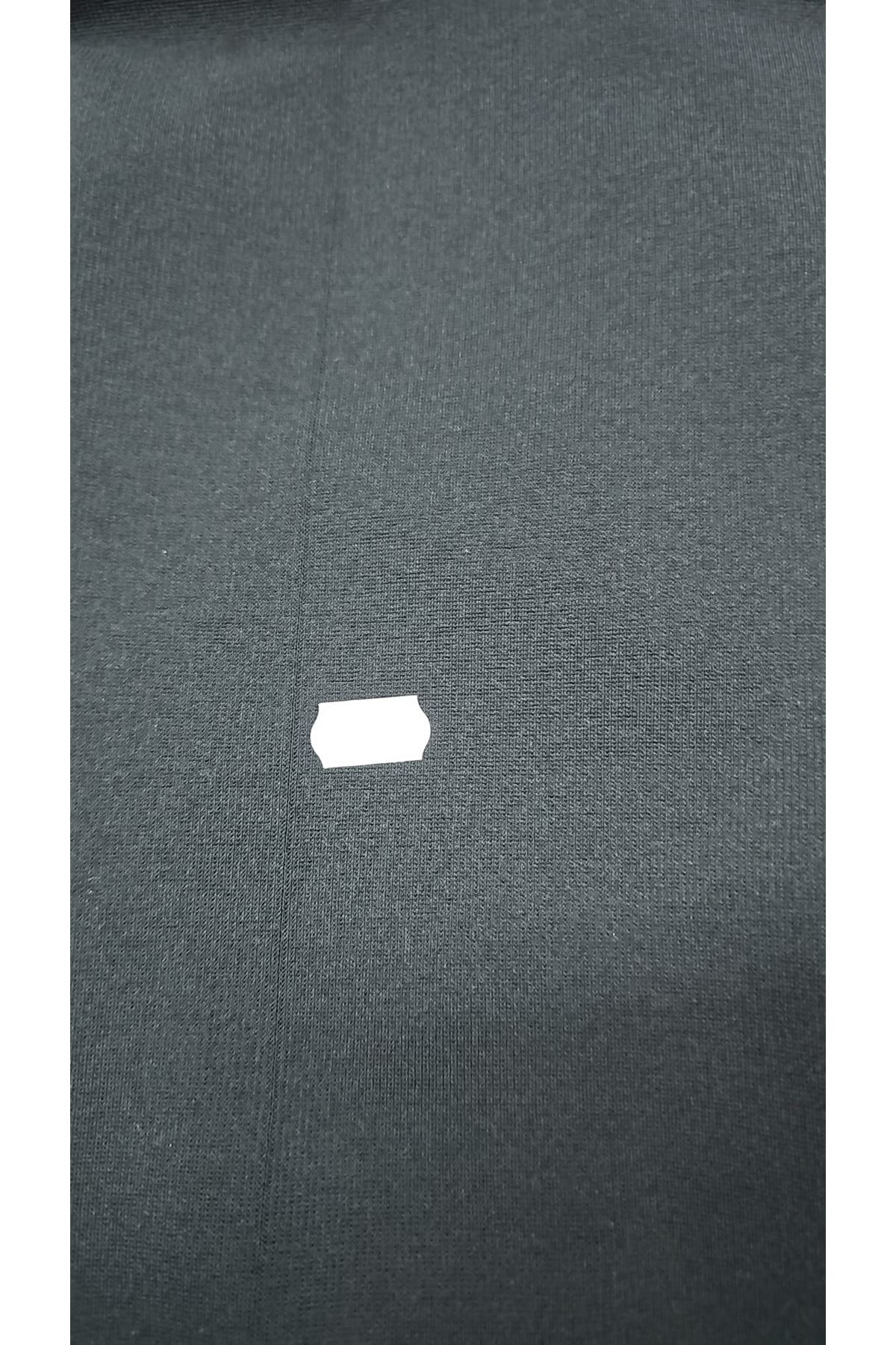 D-53067 Büyük Beden Kapşonlu Çelik Ceket - Siyah