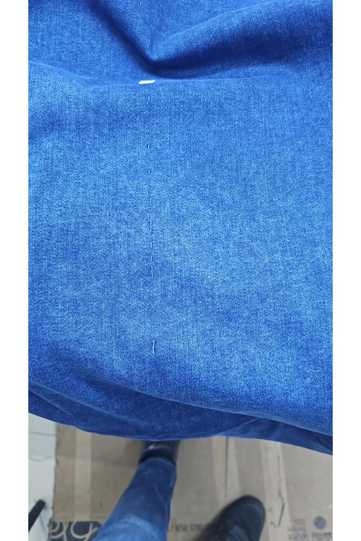 D-57081 Büyük Beden İki İplik Kombinli Kot Pantolonlu Takım - Lacivert