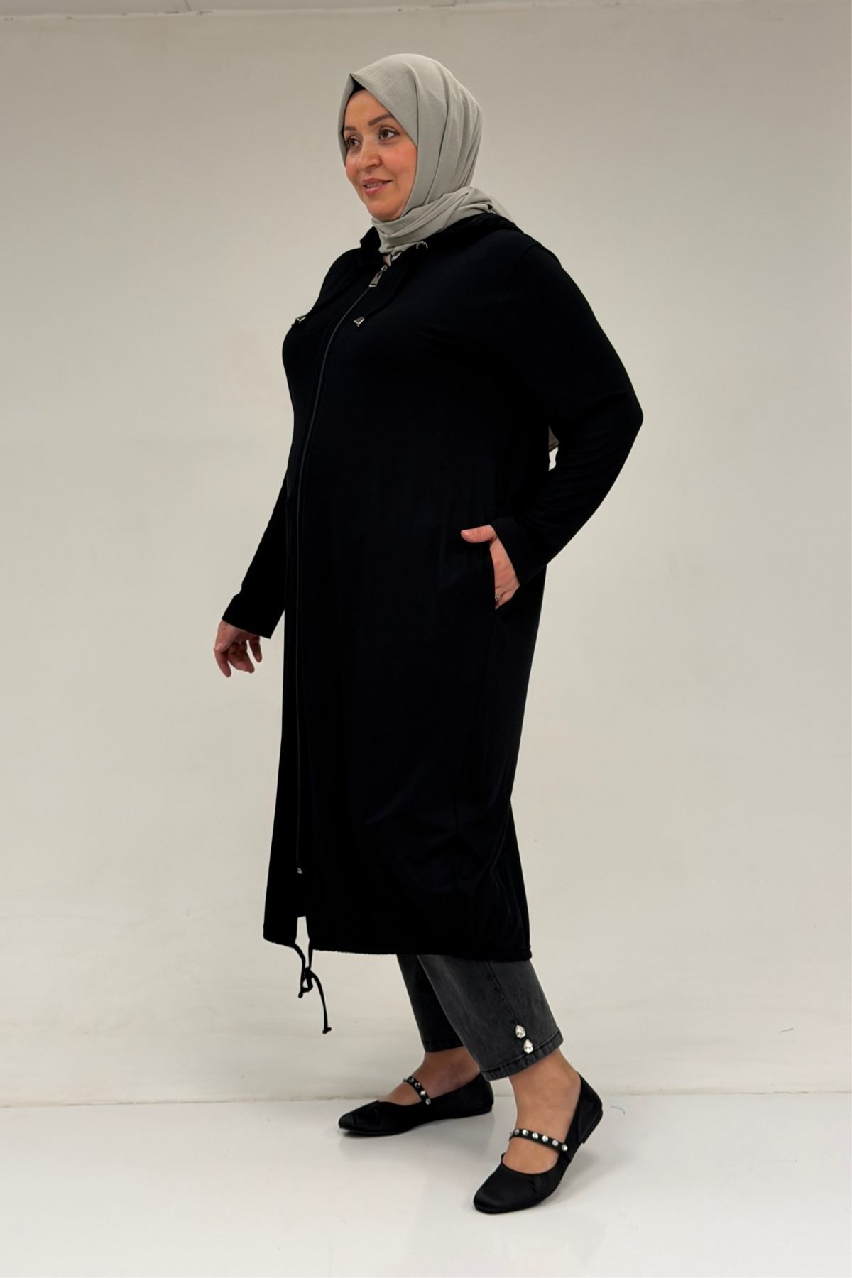 3154 Plus Size  Jacket - Plum