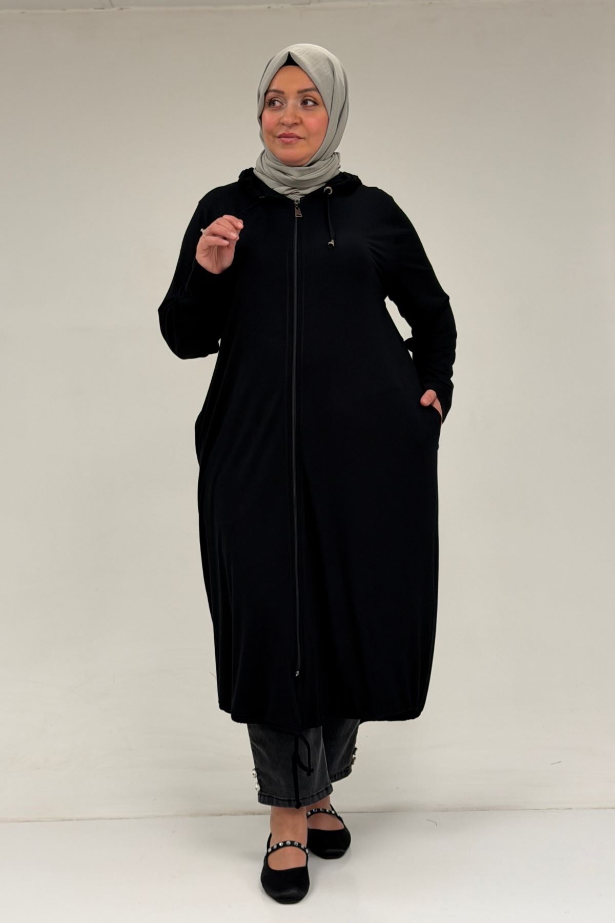 3154 Plus Size  Jacket - Plum