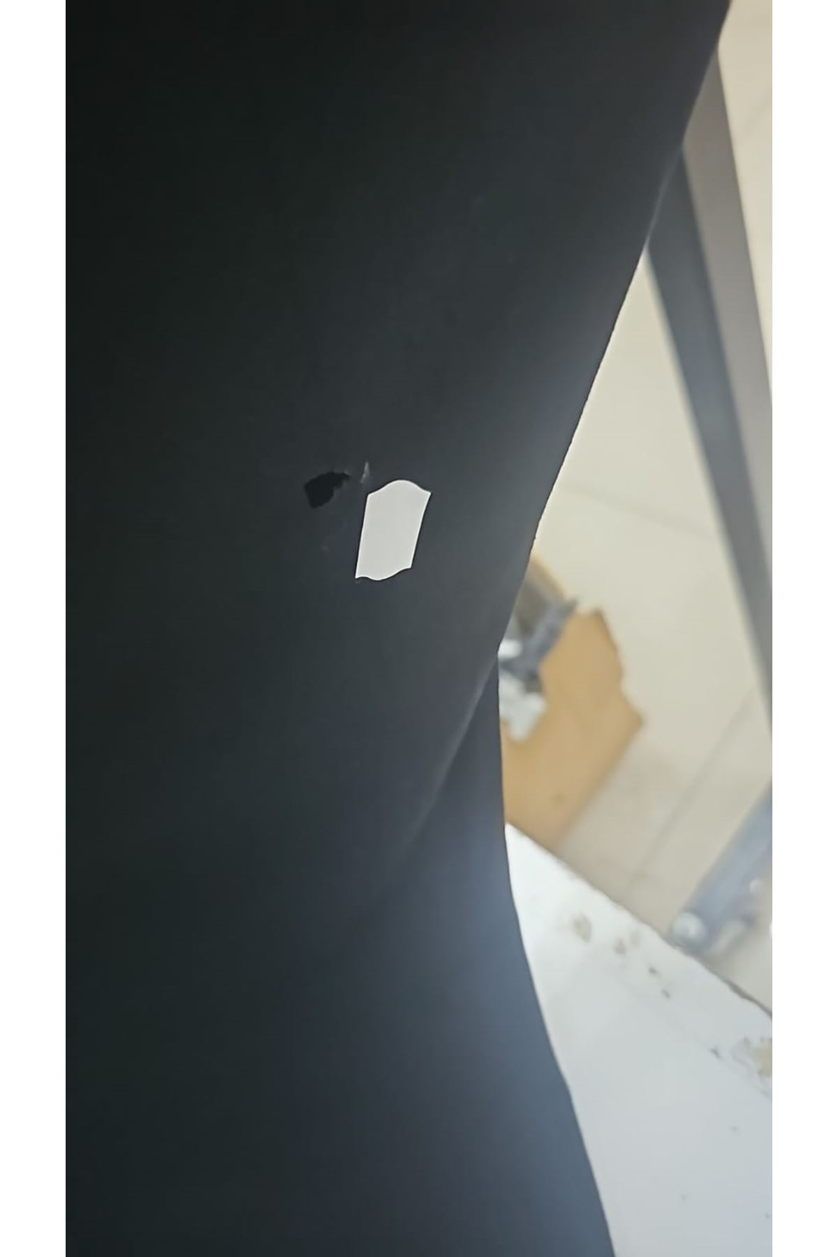 D-58070 Büyük Beden Asimetrik Kesim Penye Tunik - Siyah