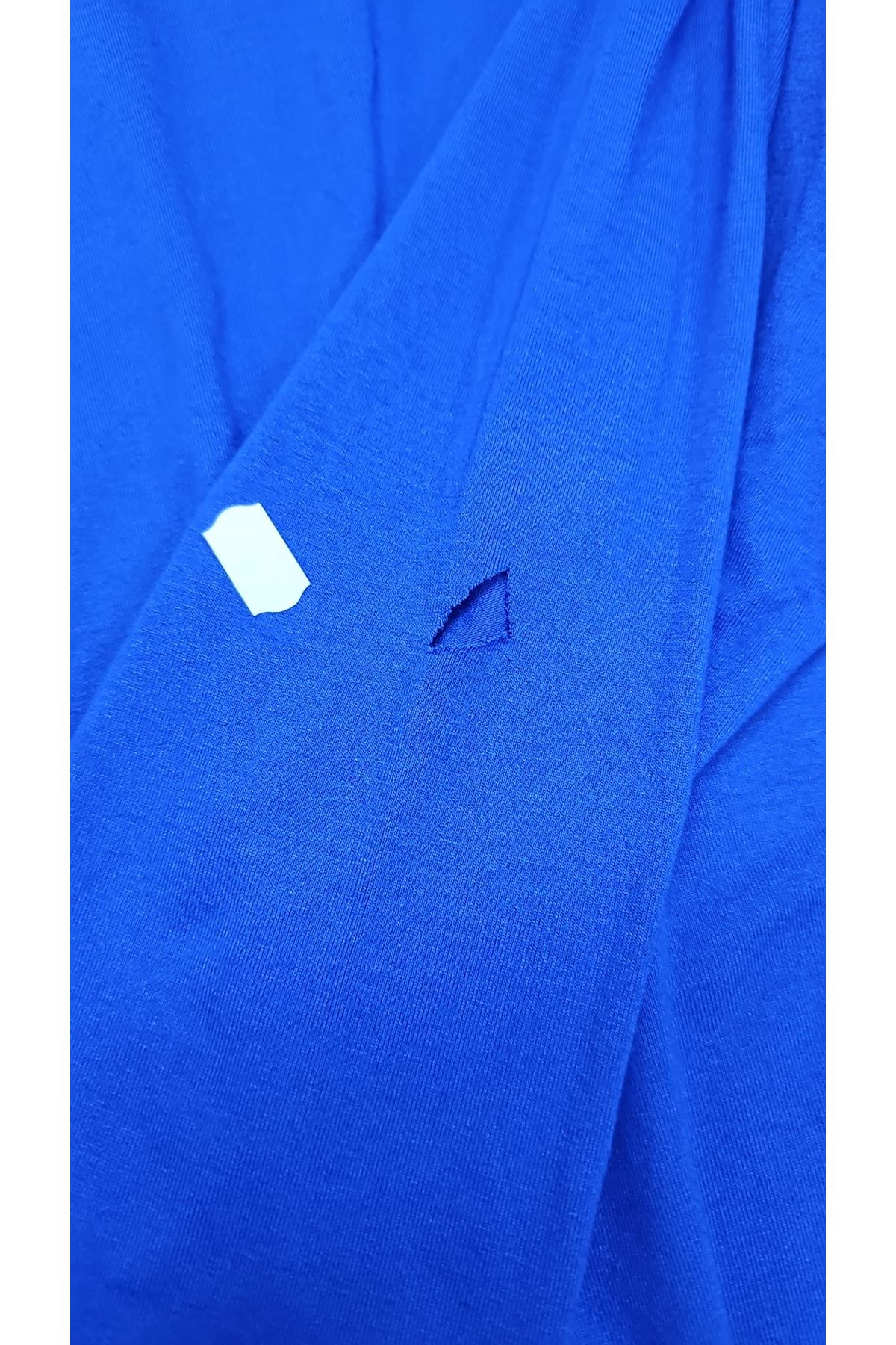 D-28016 Büyük Beden Penye Mevlana Tunik - Saks