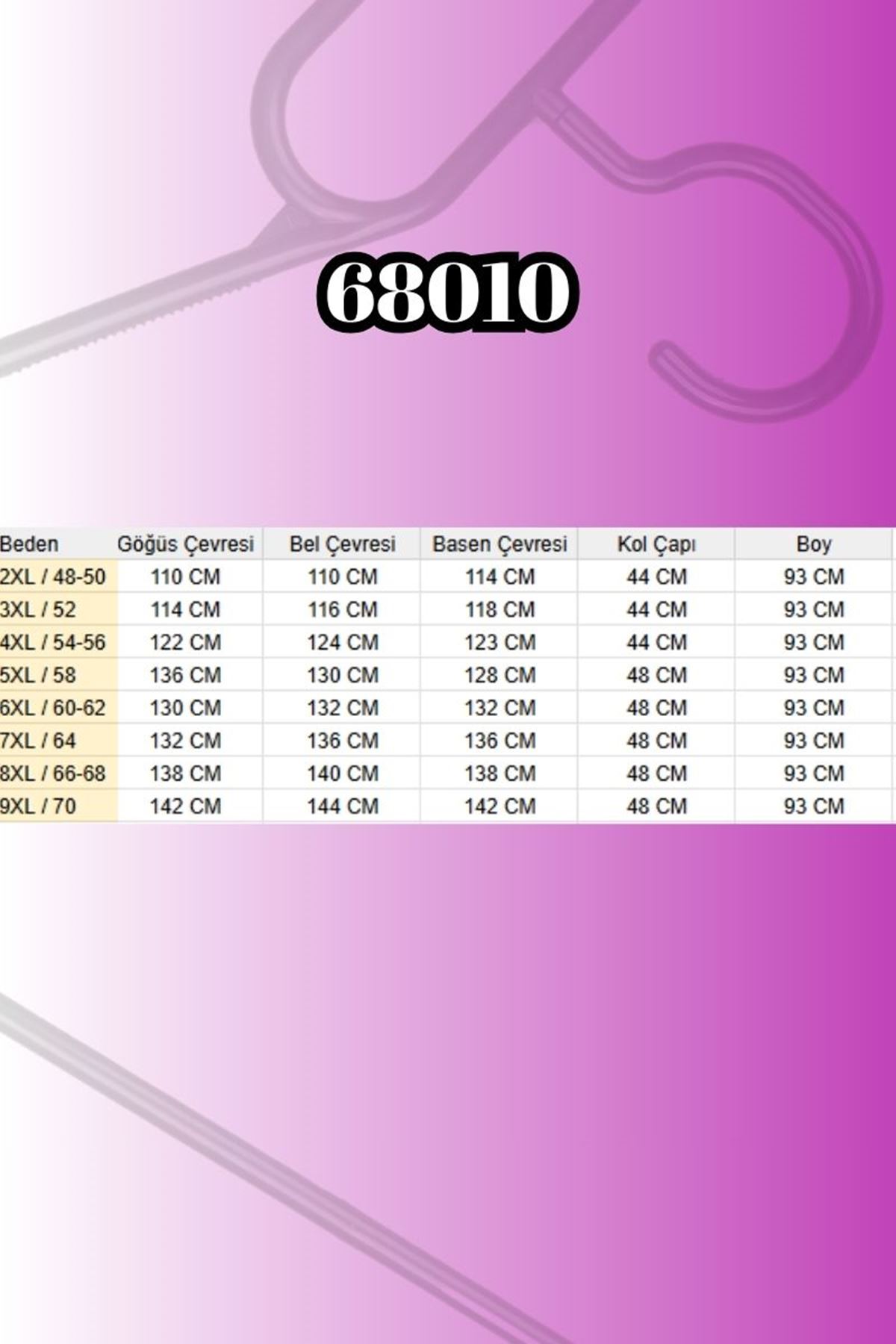 68010 Büyük Beden Yanları Yırtmaçlı Kolları Lastikli Mango Tunik - Çiçek Desenli Kahve