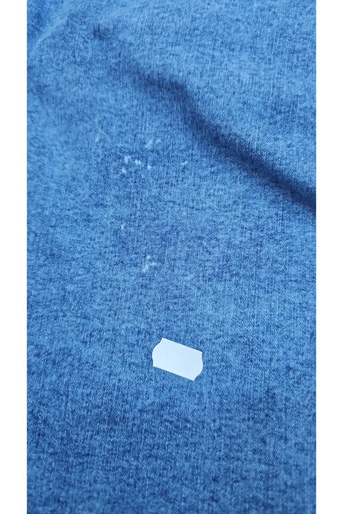 D-9110-11 Büyük Beden İspanyol Paça Kot Pantolon - Buz Mavi 