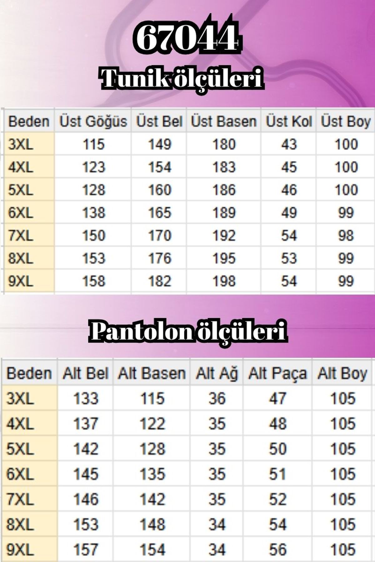 67044 Büyük Beden Asimetrik Kesim Pantolonlu Müslin Takım - nefti