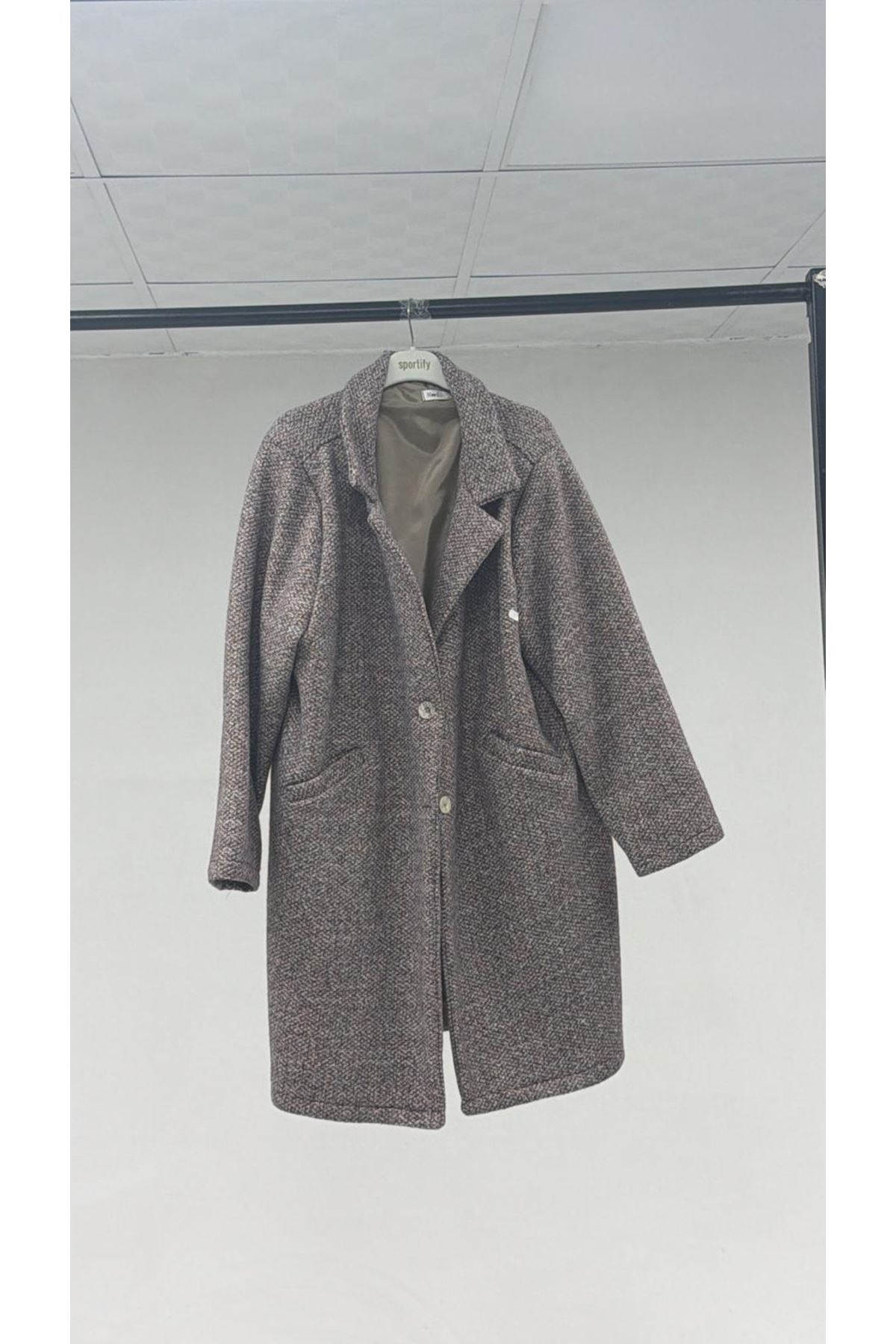 T-1111 Büyük Beden Rachel Kaban - Kahve