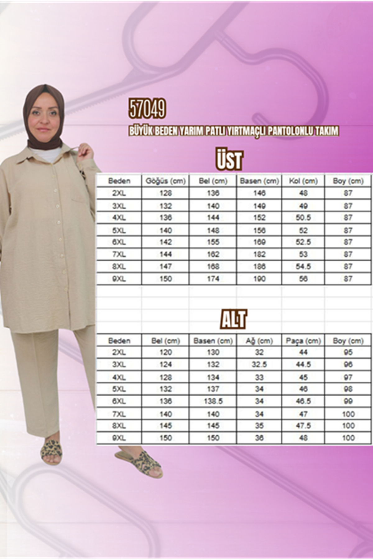 T-57049 Büyük Beden Erkek Yakalı Keten Gömlek - Lacivert