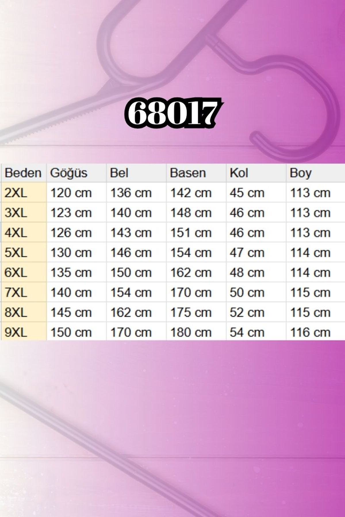 68017 Büyük Beden Hakim Yakalı Kolları Lastikli Tunik - Kırmızı