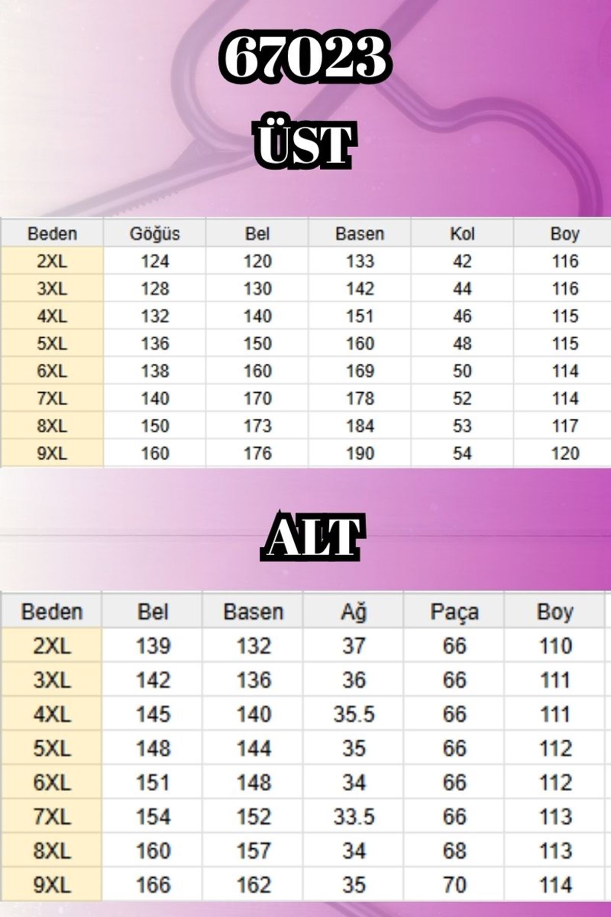 67023 Büyük Beden Önü Pile Detaylı Müslin Pantolonlu Takım - İndigo