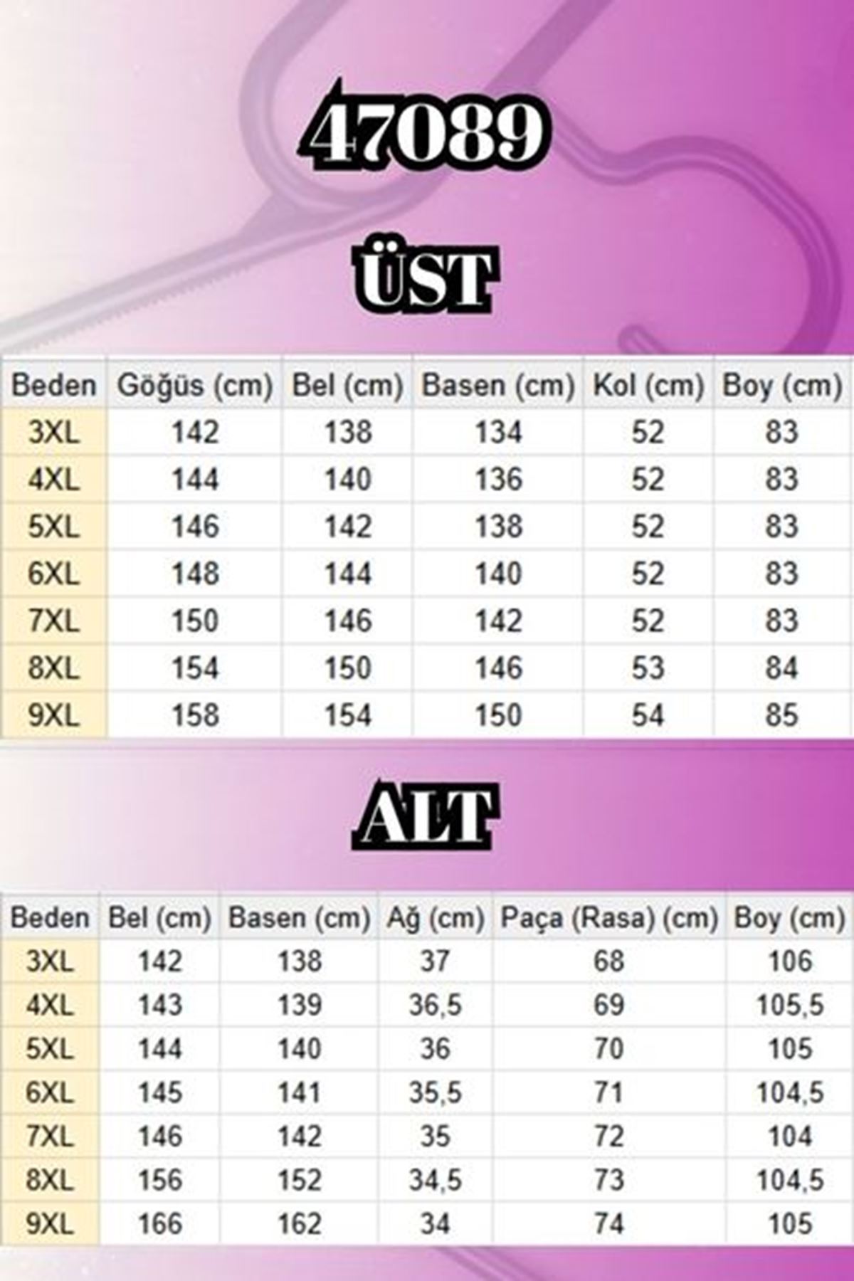 T-47089 Büyük Beden Yarım Patlı Kapşonlu Pantolonlu Modal Takım Üstü - Bej