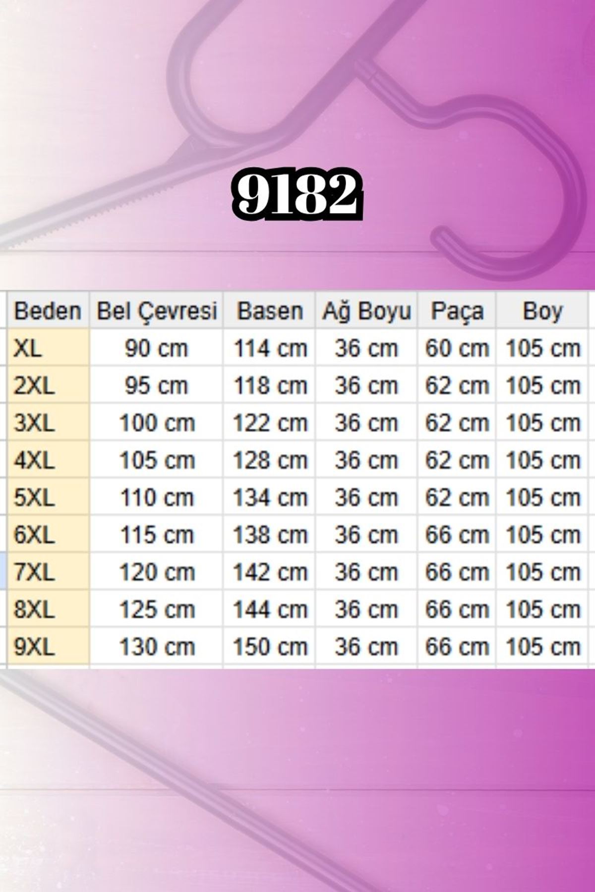 9182-9 Büyük Beden Beli Lastikli Bolpaça Kot Pantolon - Lacivert