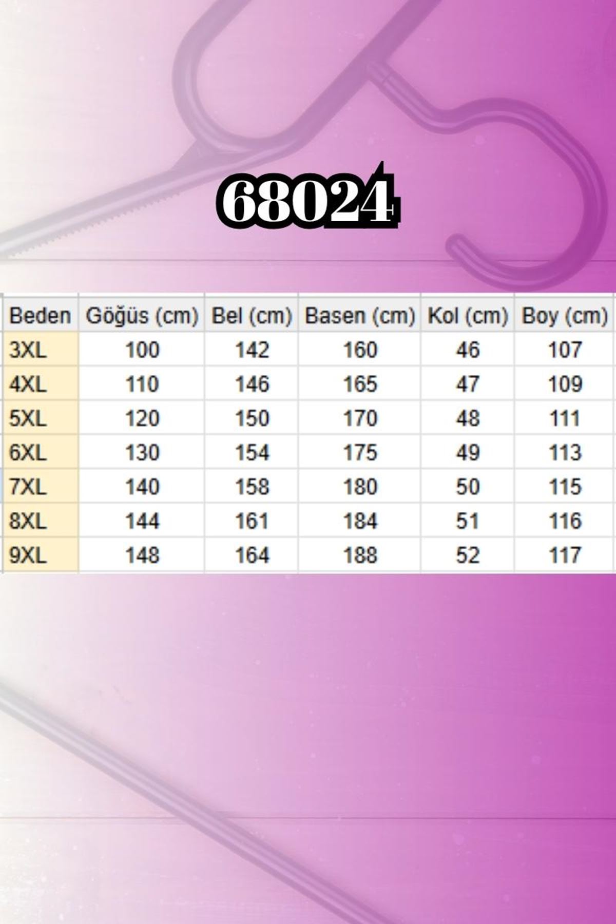 68024 Büyük Beden Hakim Yaka Tensel Kot Gömlek -  Kar Yıkama Mavi