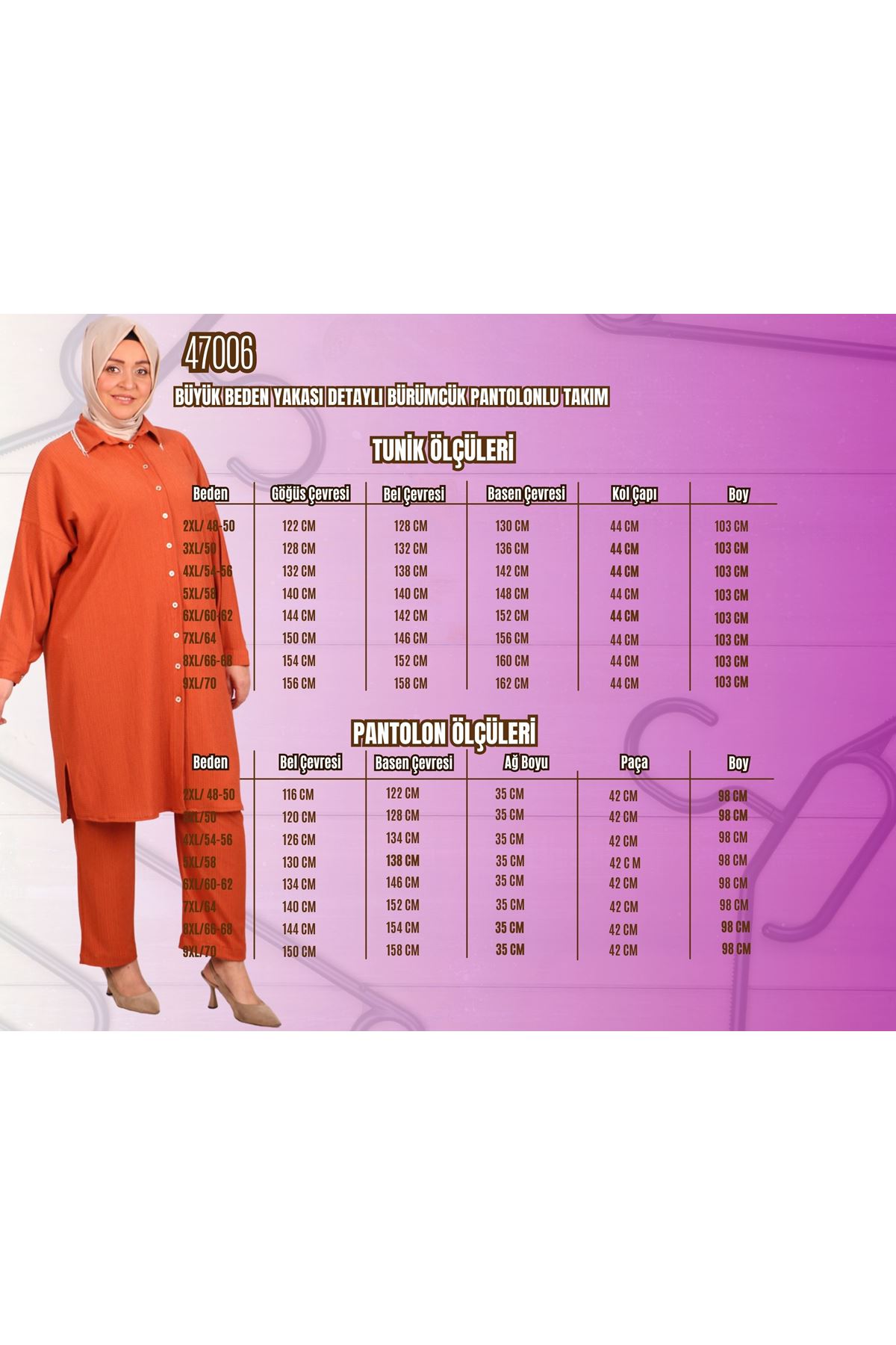 37013 Large Size Buttoned Suit with Wrinkled Trousers-Black