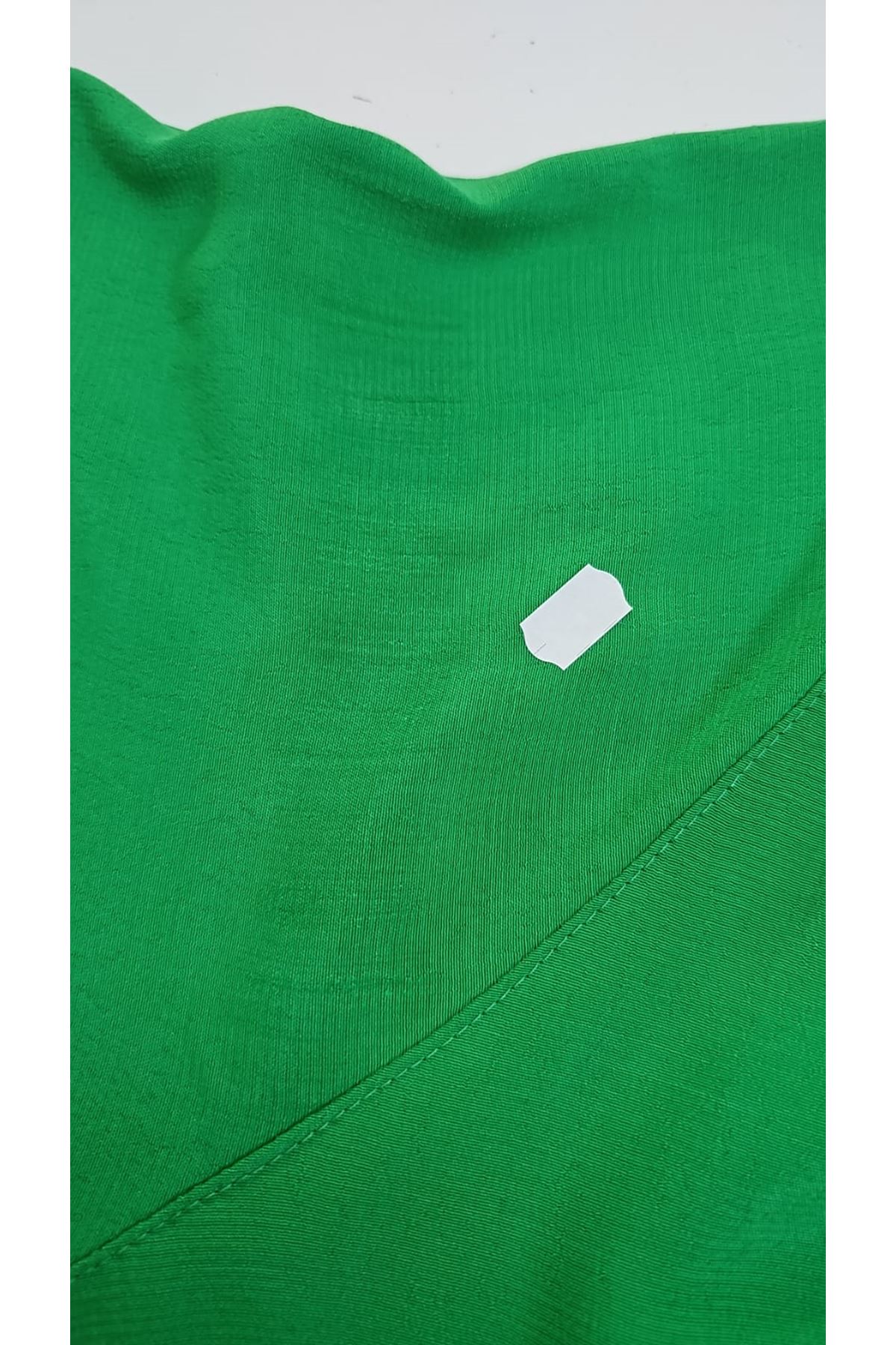 D-68033 Büyük Beden Eteği Fırfırlı Maroken Tunik - Benetton