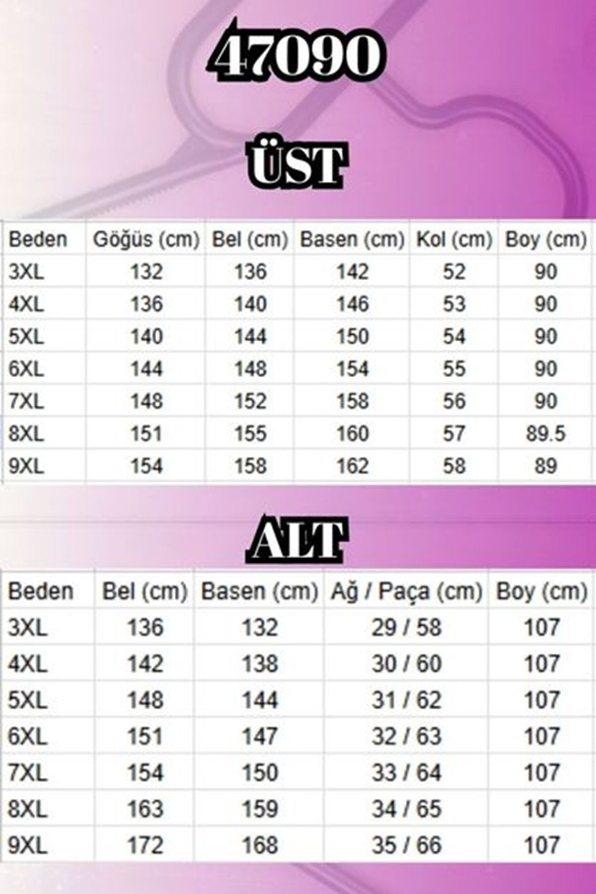 T-47090 Büyük Beden Pile Detaylı Modal Pantolonlu Takım Pantolonu - Siyah