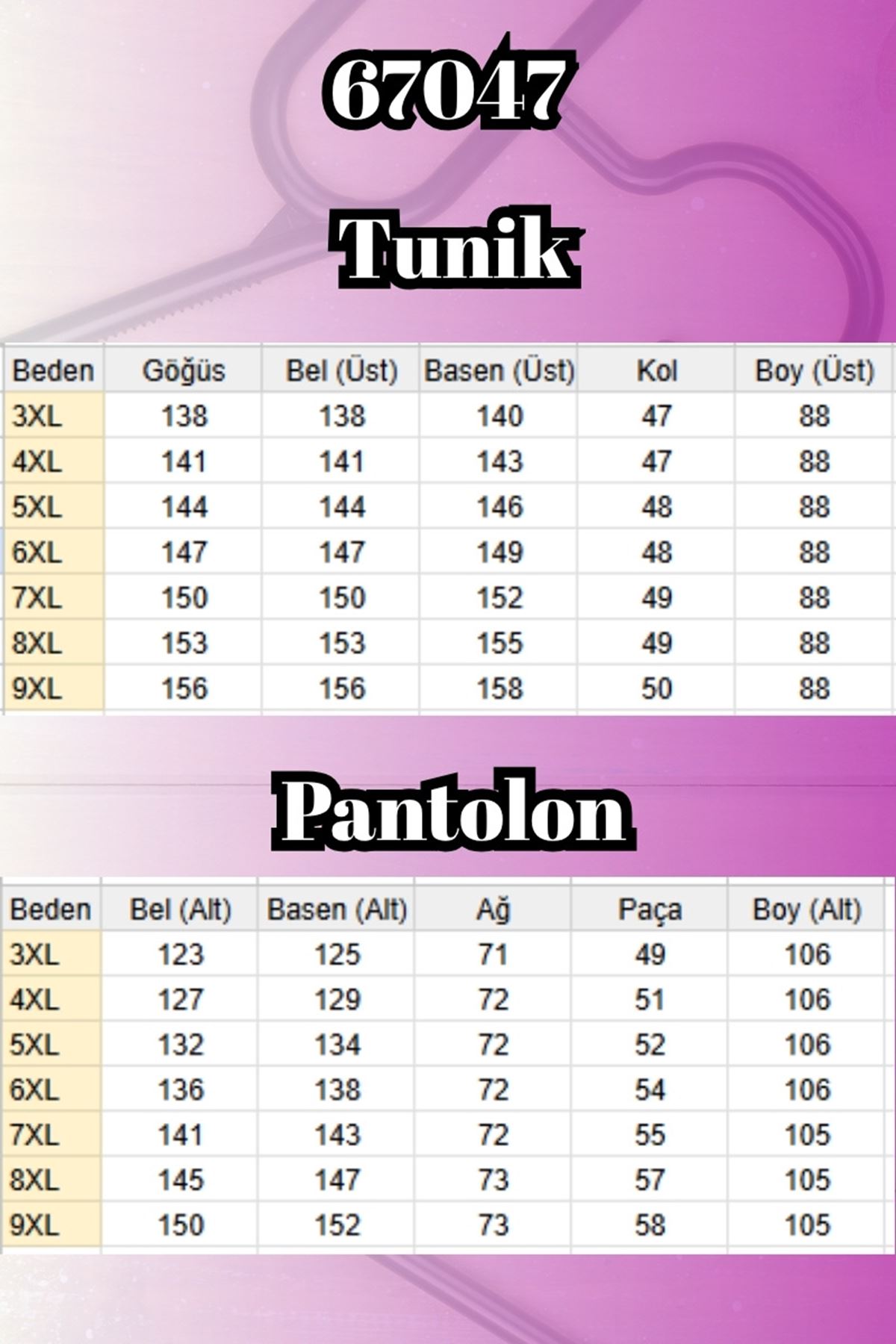 67047 Büyük Beden Yakada Ve Cepte Taş Detaylı Pantolonlu Takım - Antrasit