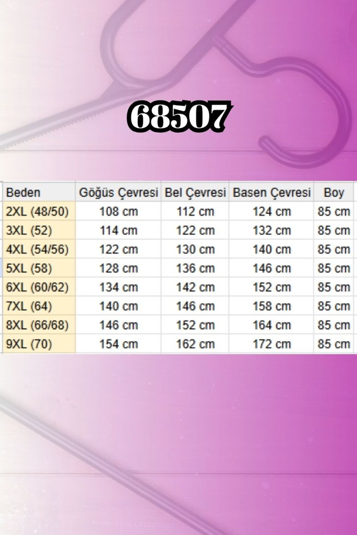 68507 Büyük Beden Uzun İnce Modal Tişört - Siyah