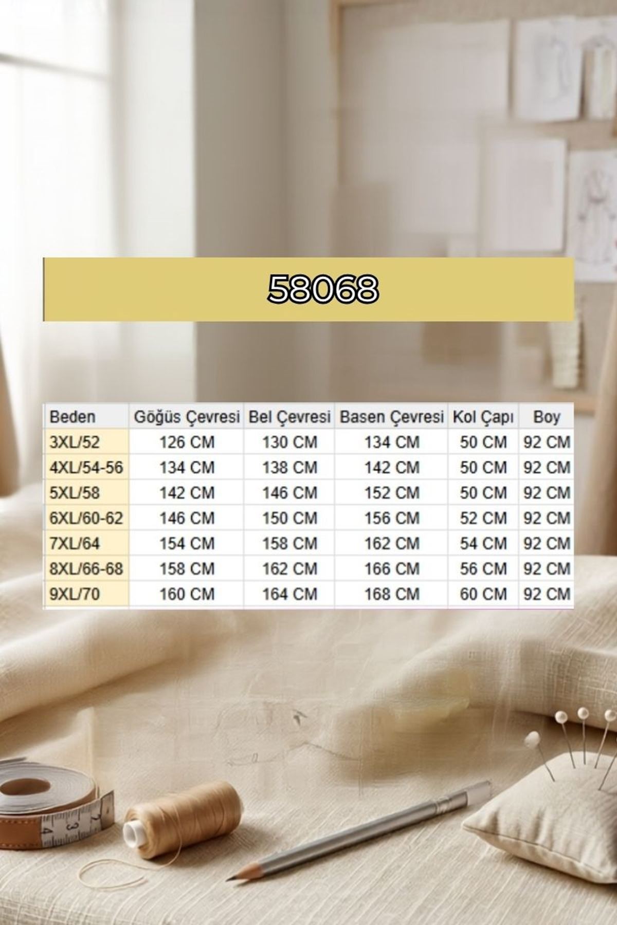 58068 Büyük Beden Erkek Yakalı Gömlek - Siyah Kırçıllı