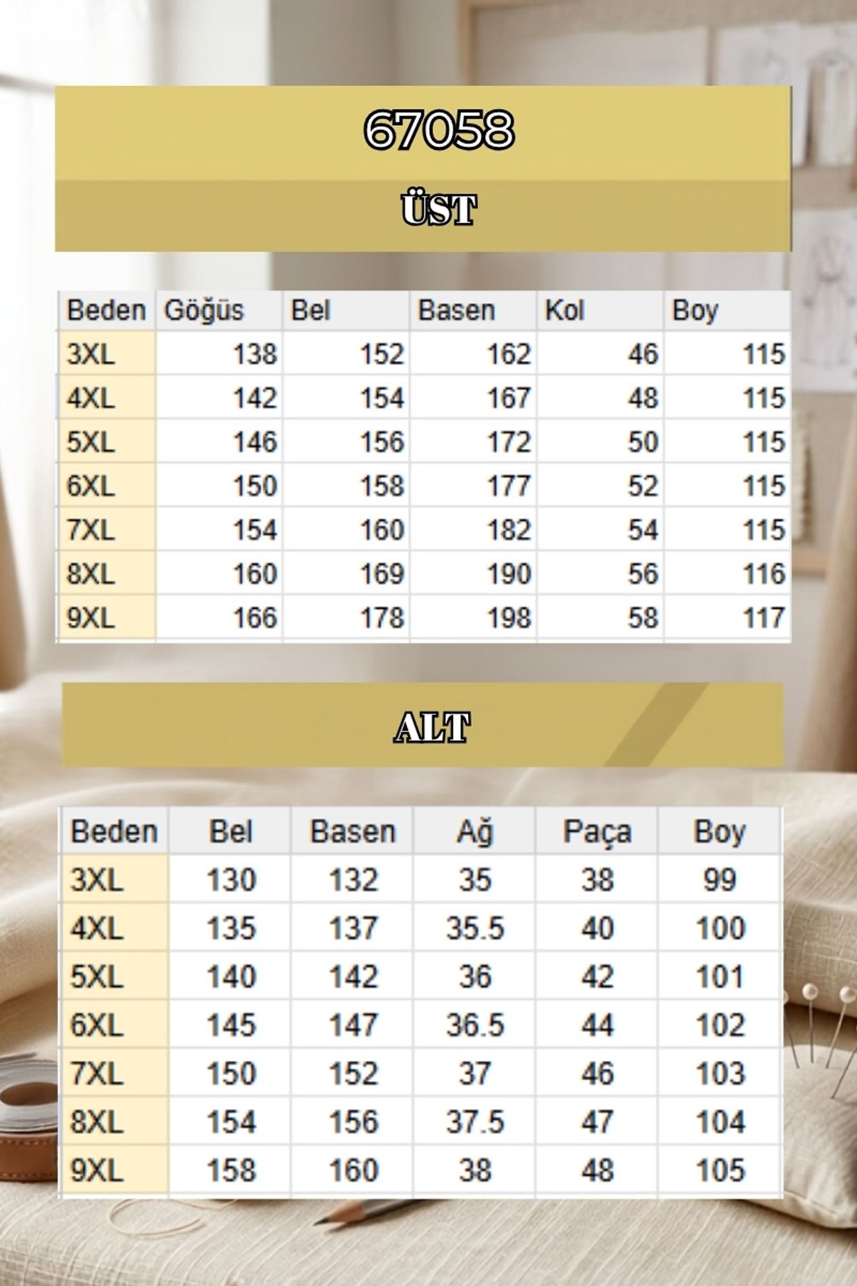67058 Büyük Beden Gömleği Taş Detaylı Pantolonlu Mango Takım - Lacivert