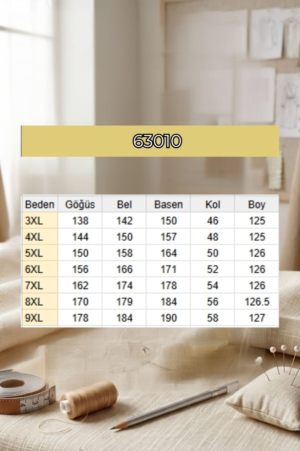 63010 Büyük Beden Boydan Düğmeli Melanj Keten Trençkot - Kahve