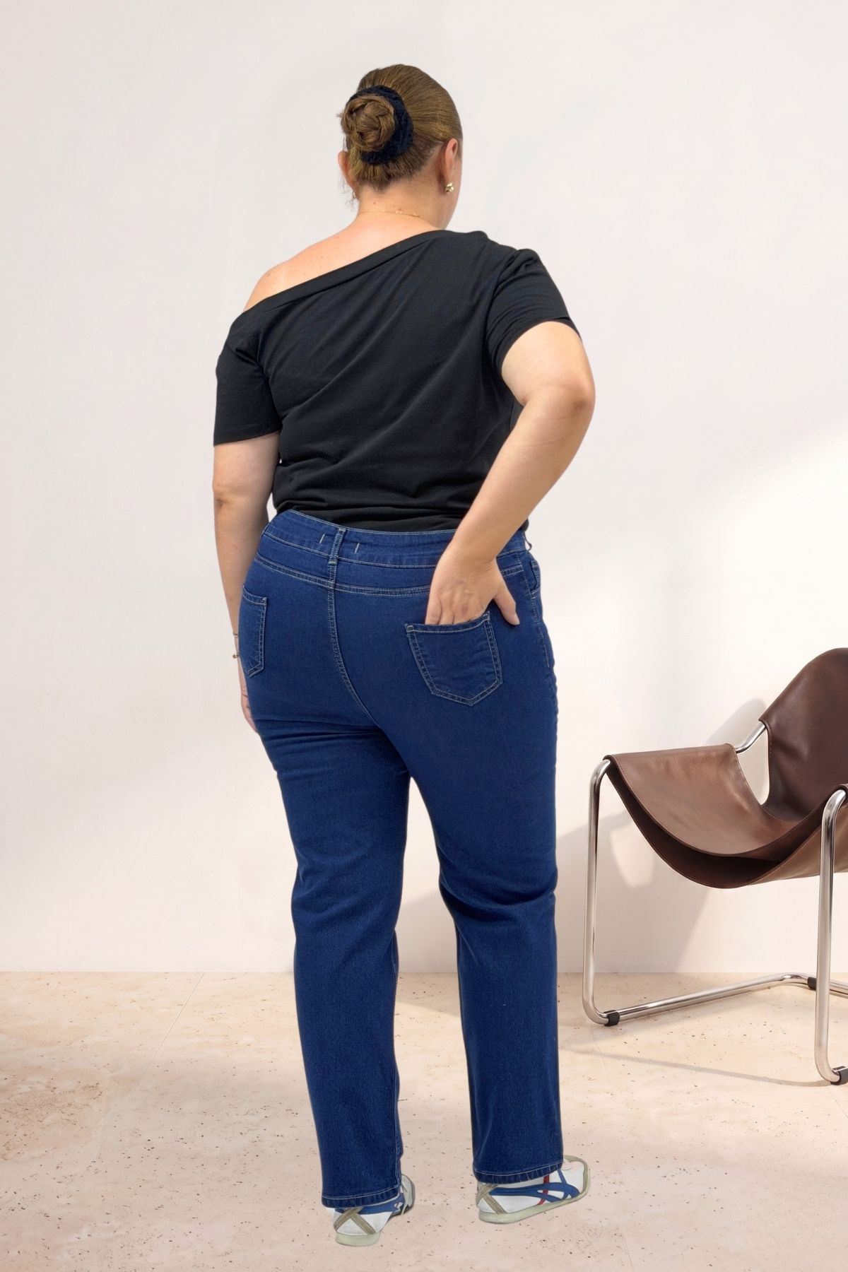 5053 Darpaça Kot Pantolon - Koyu Mavi