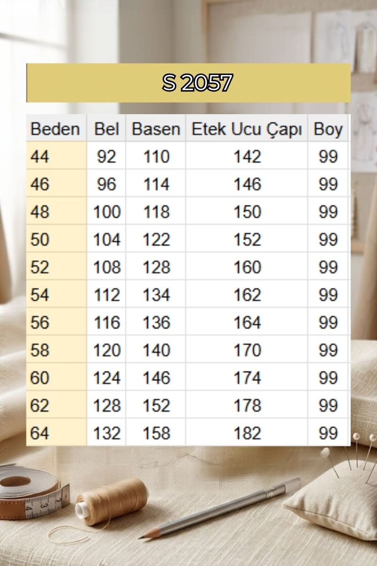 2057S Cepte İşleme Detaylı Kot Etek - Buz Mavi