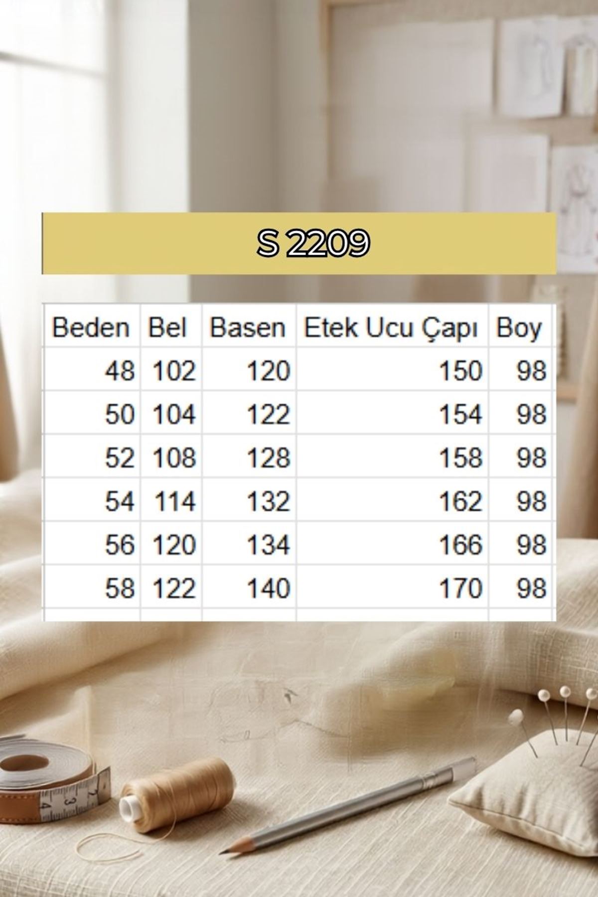 2209 S1 Cep İşlemeli Kot Etek - Buz Mavi
