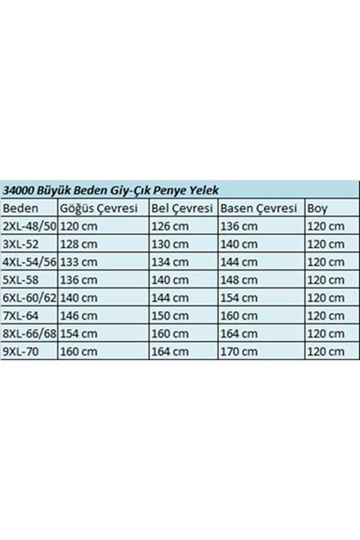 D-34000 Büyük Beden Penye Giy-Çık Yelek - Siyah