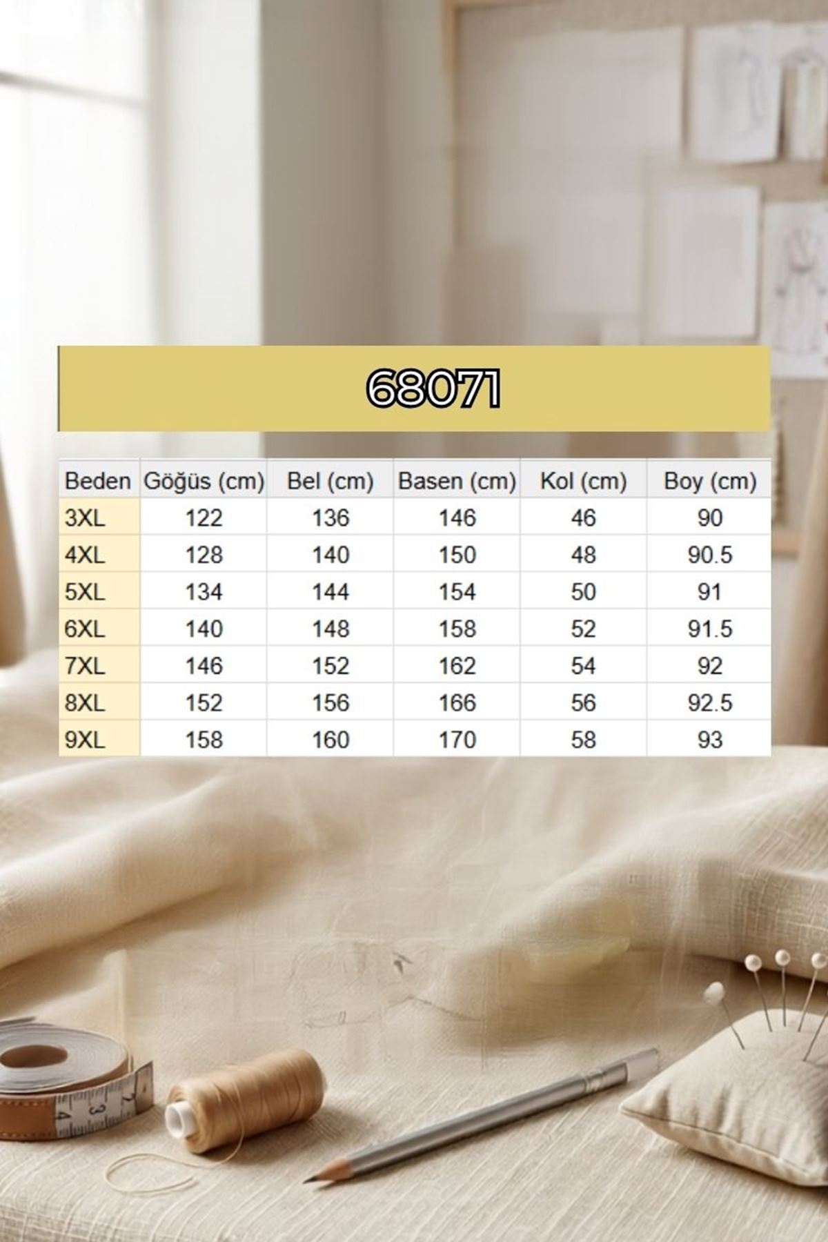 68071 Büyük Beden Taş Detaylı Kot Gömlek - Kar Yıkama Mavi