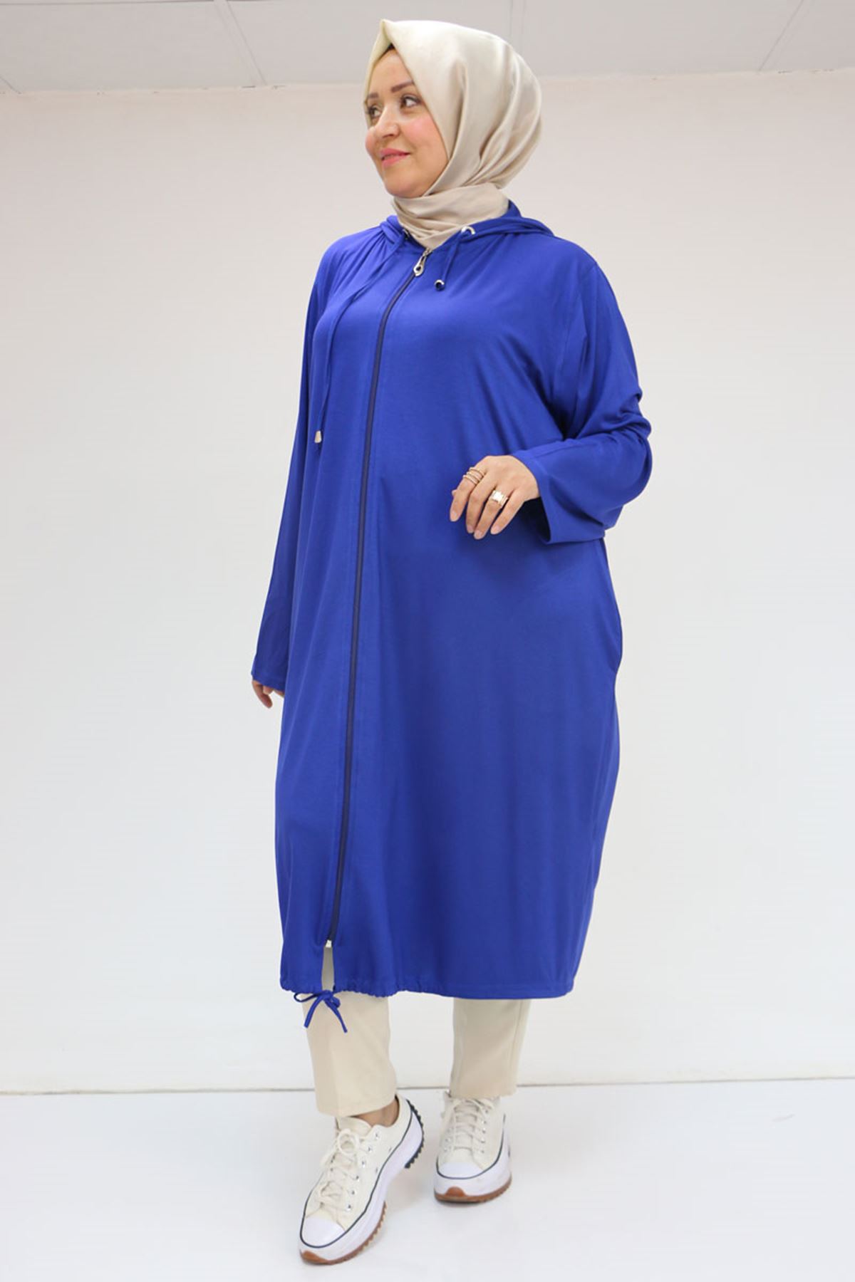 3154 Plus Size  Jacket - Plum