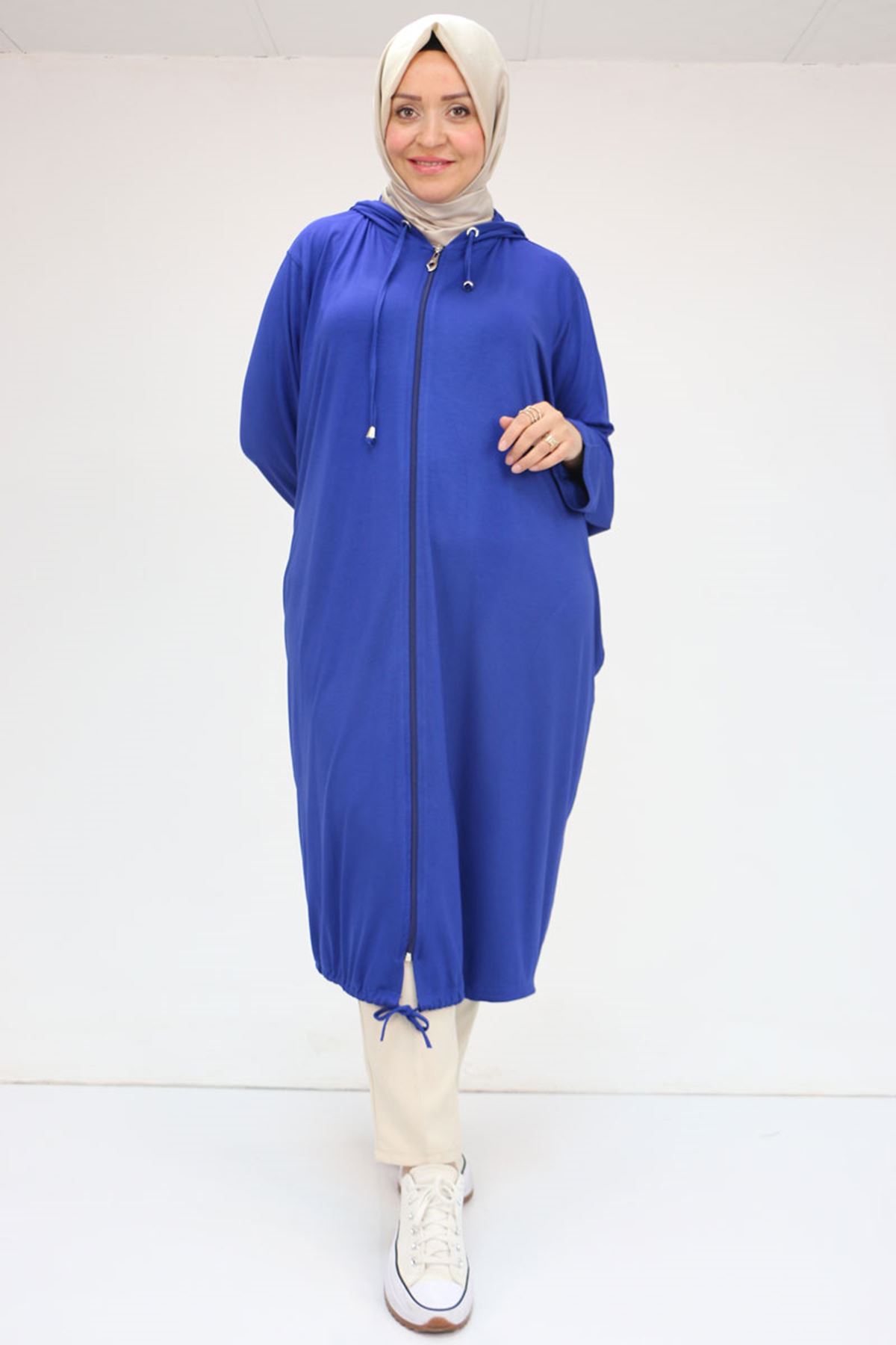 3154 Plus Size  Jacket - Plum