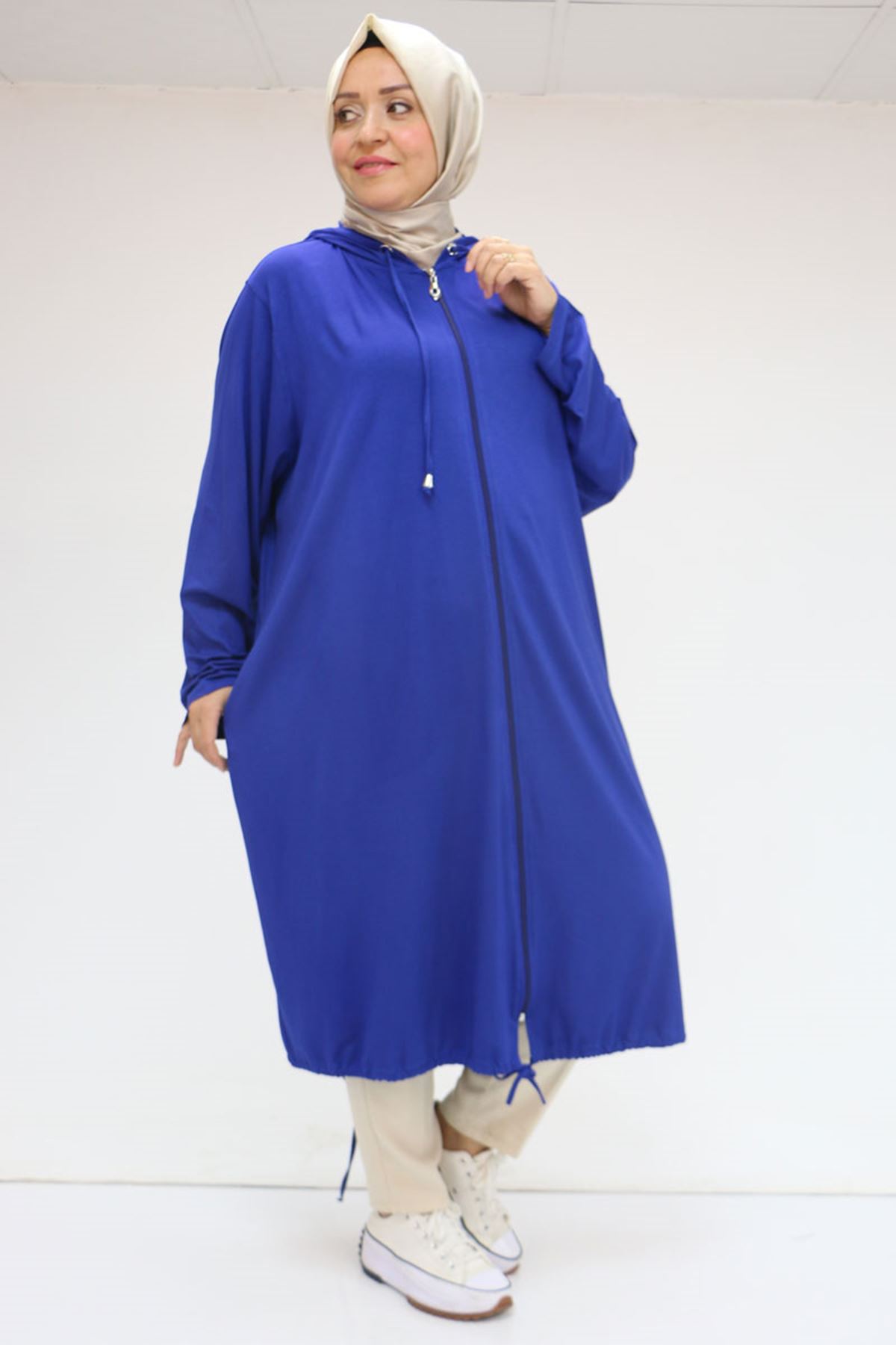 3154 Plus Size  Jacket - Plum