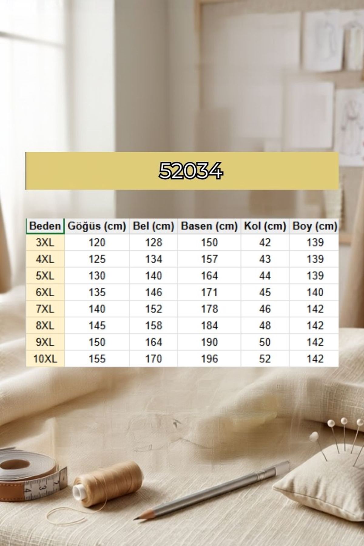 52034 Büyük Beden Eteği Fırfrılı Penye Elbise - Kahve