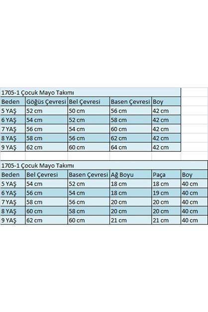 1705-1 Çocuk Mayo Takımı-Beyaz-Fosforlu Pembe 