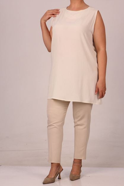 D-47204 Büyük Beden Defolu Bluz 