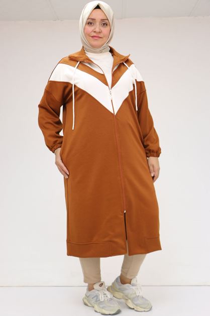 43047 قبعة Osyho بأكمام قصيرة مقاس كبير - بلاط