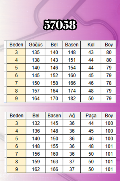 57058 Büyük Beden Pantolonlu Modal İkili Takım - Siyah
