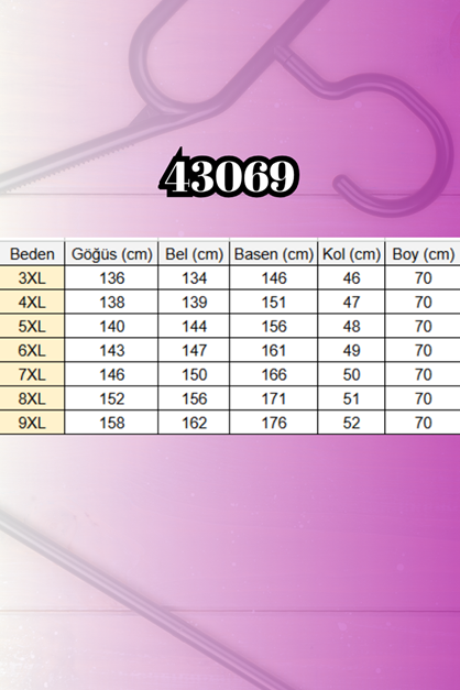 43069 Büyük Beden Eteği Ribanalı Üç İplik Ceket - Siyah